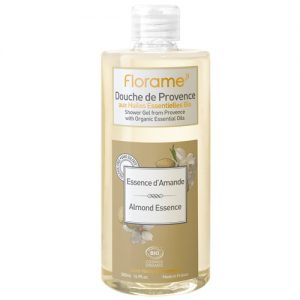 Florame Shower Gel Almond, 500 Ml - certified organic cosmetics from France