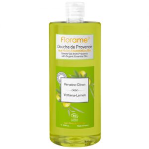 Florame Shower Gel Verbena Lemon, 500 Ml - certified organic cosmetics from France