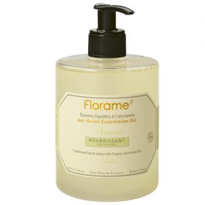 Florame Liquid Soap Almond, 500ml - certified organic cosmetics from France